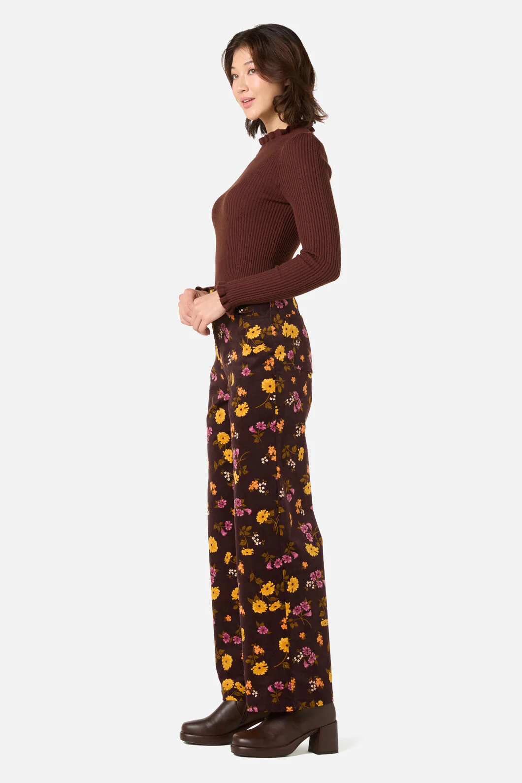 Winona Flower Corduroy Jean - Image 2