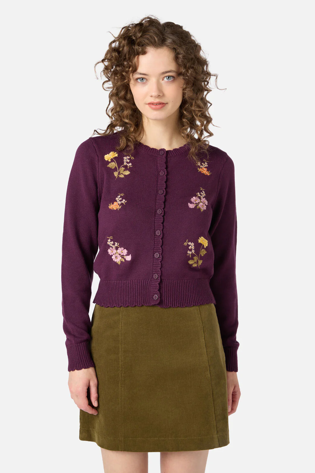 Winona Flower Embroidered Cardigan - Image 6