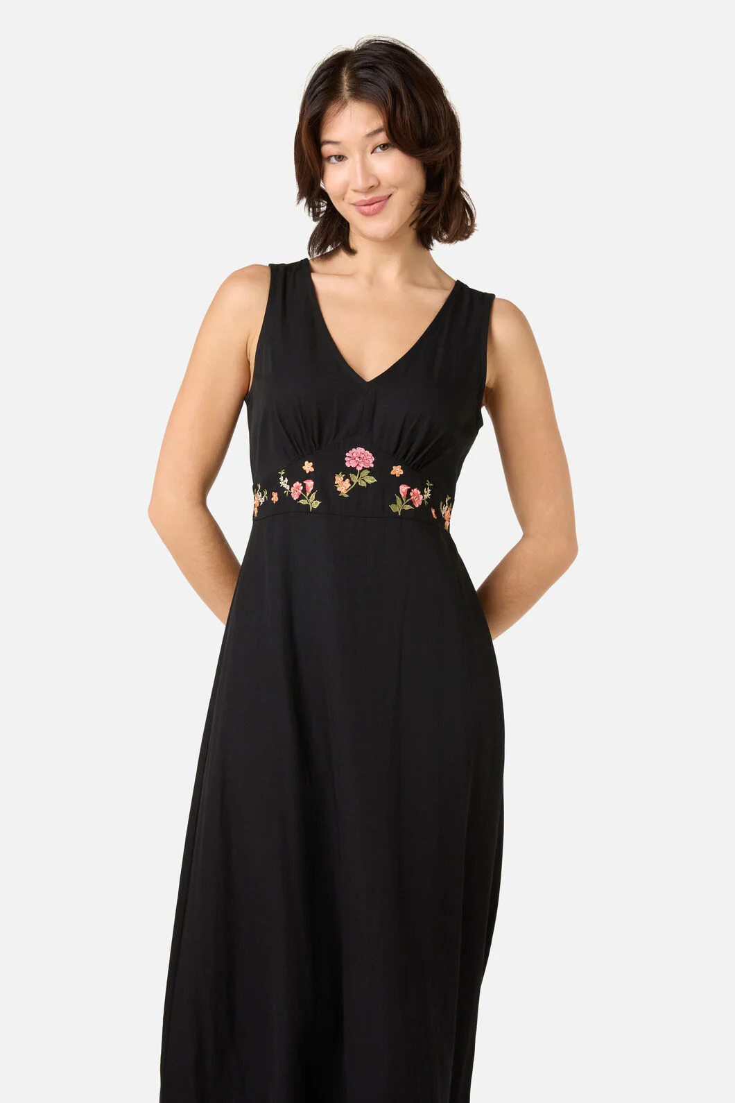 Winona Flower Emb Midi Dress - Image 6