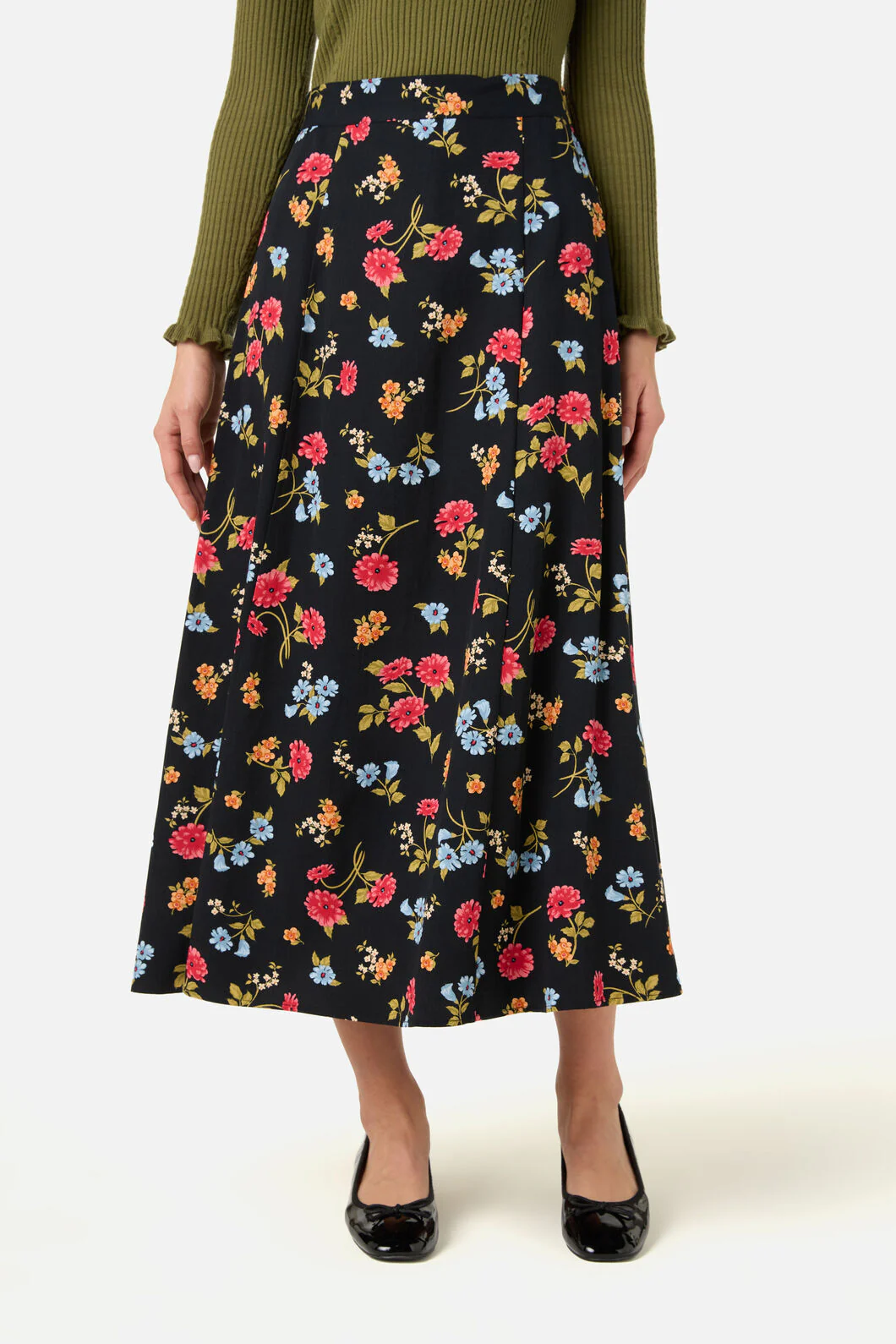 Winona Flower Midi Skirt - Image 5