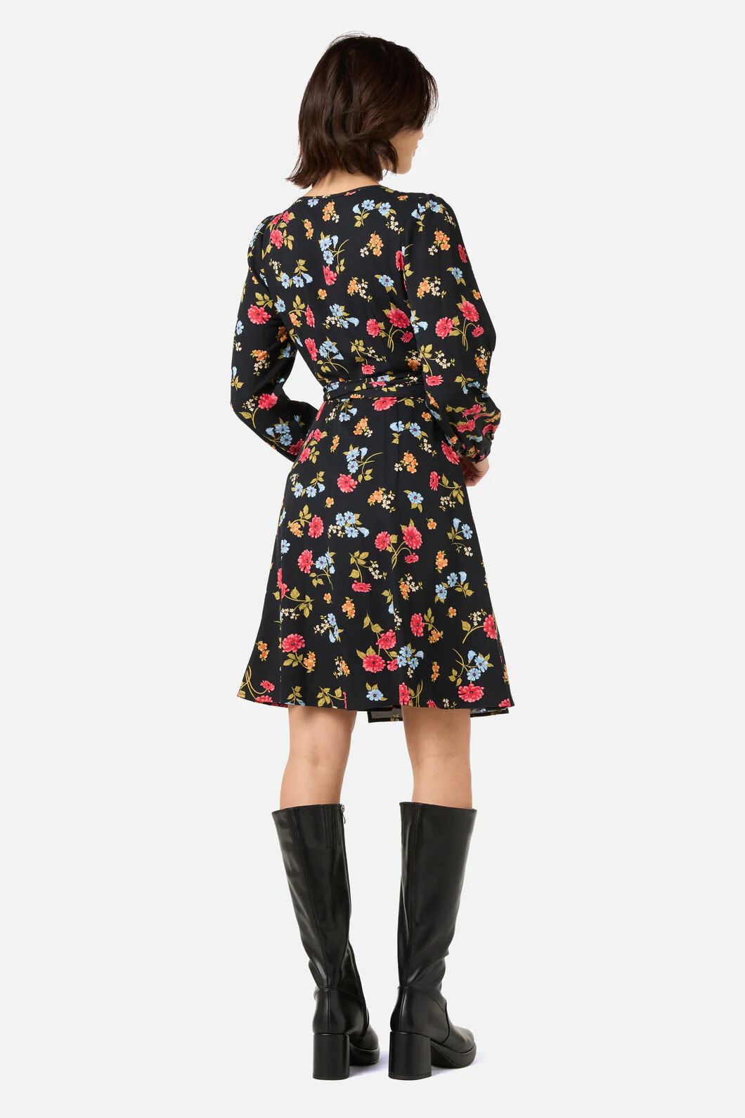 Winona Flower Wrap Dress - Image 5