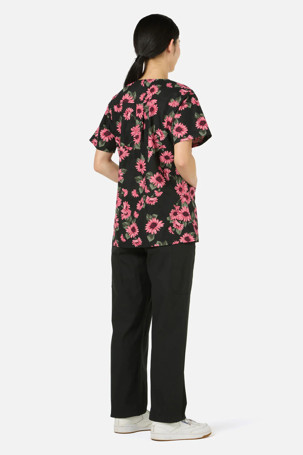 Winter Daisy Top & Pant scrub set - Image 3