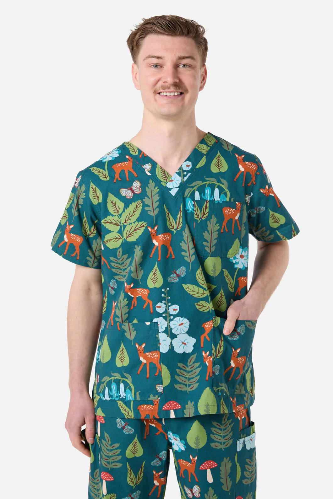 Winter Deer Scrub Set - Image 3