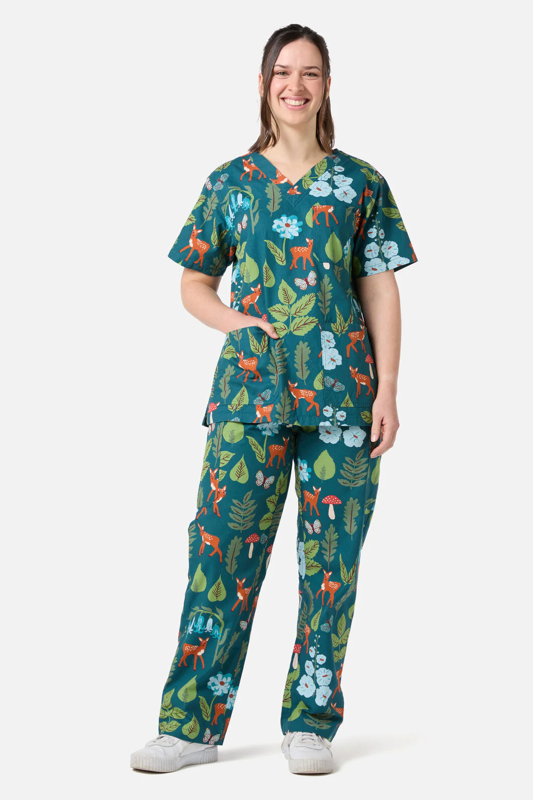 Winter Deer Scrub Set - Image 4