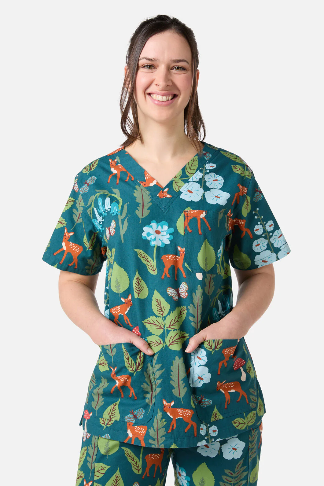 Winter Deer Scrub Set - Image 5