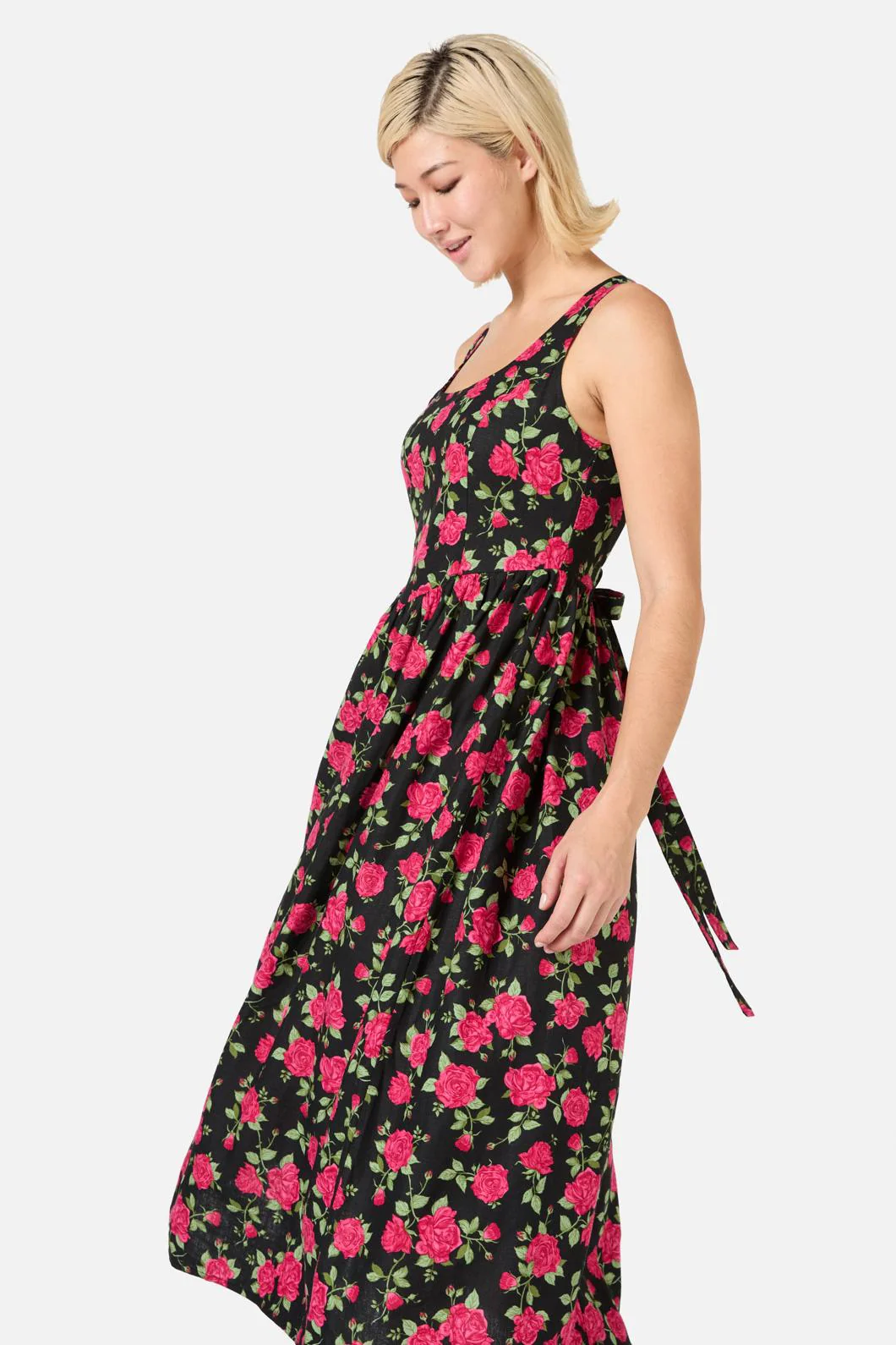 Winter Rose Midi Dress - Image 3