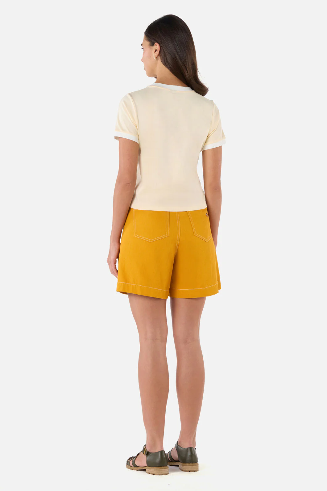 Yellow Robin Ringer Tee - Image 4