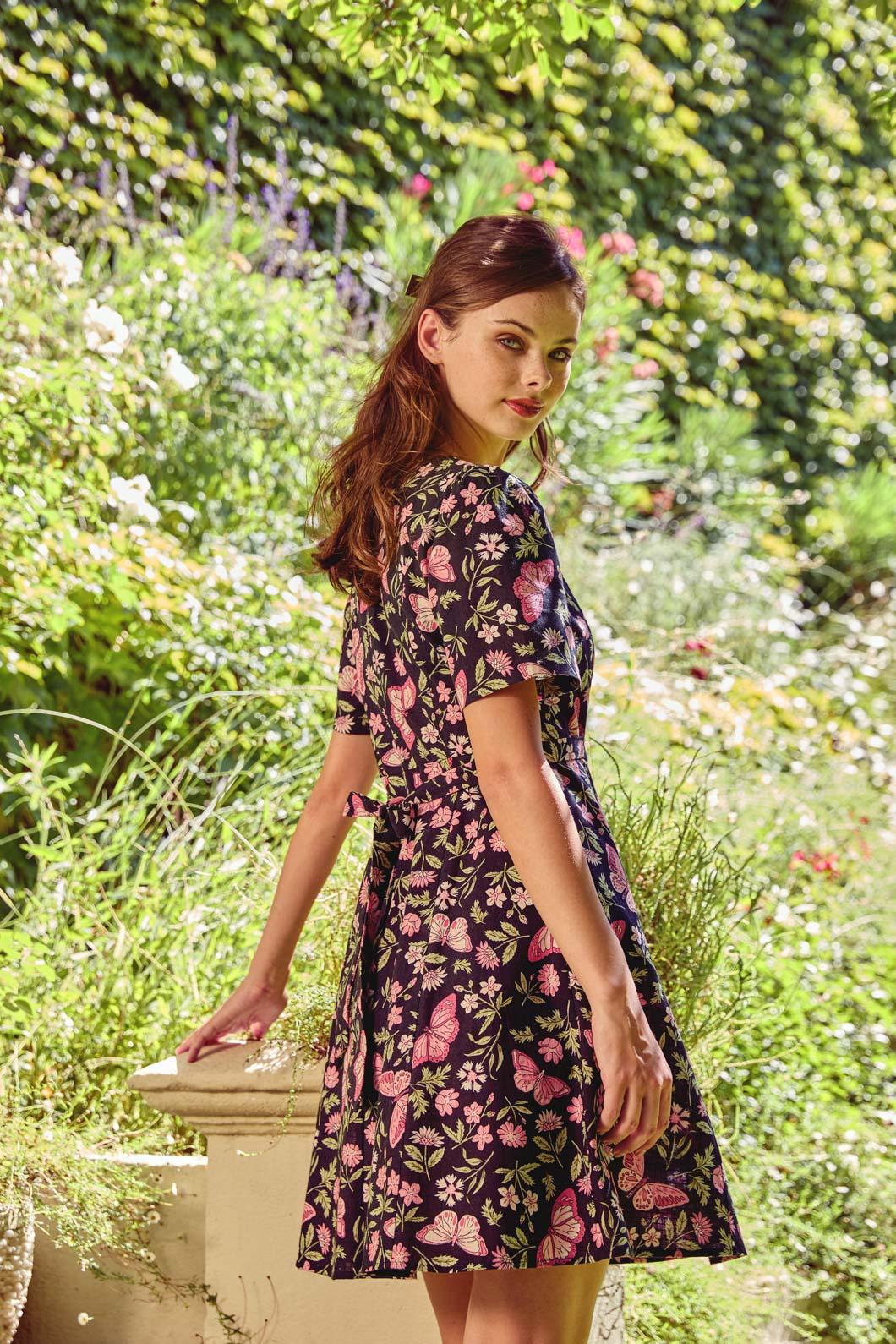 Yvette Butterfly Mini Dress - Image 4