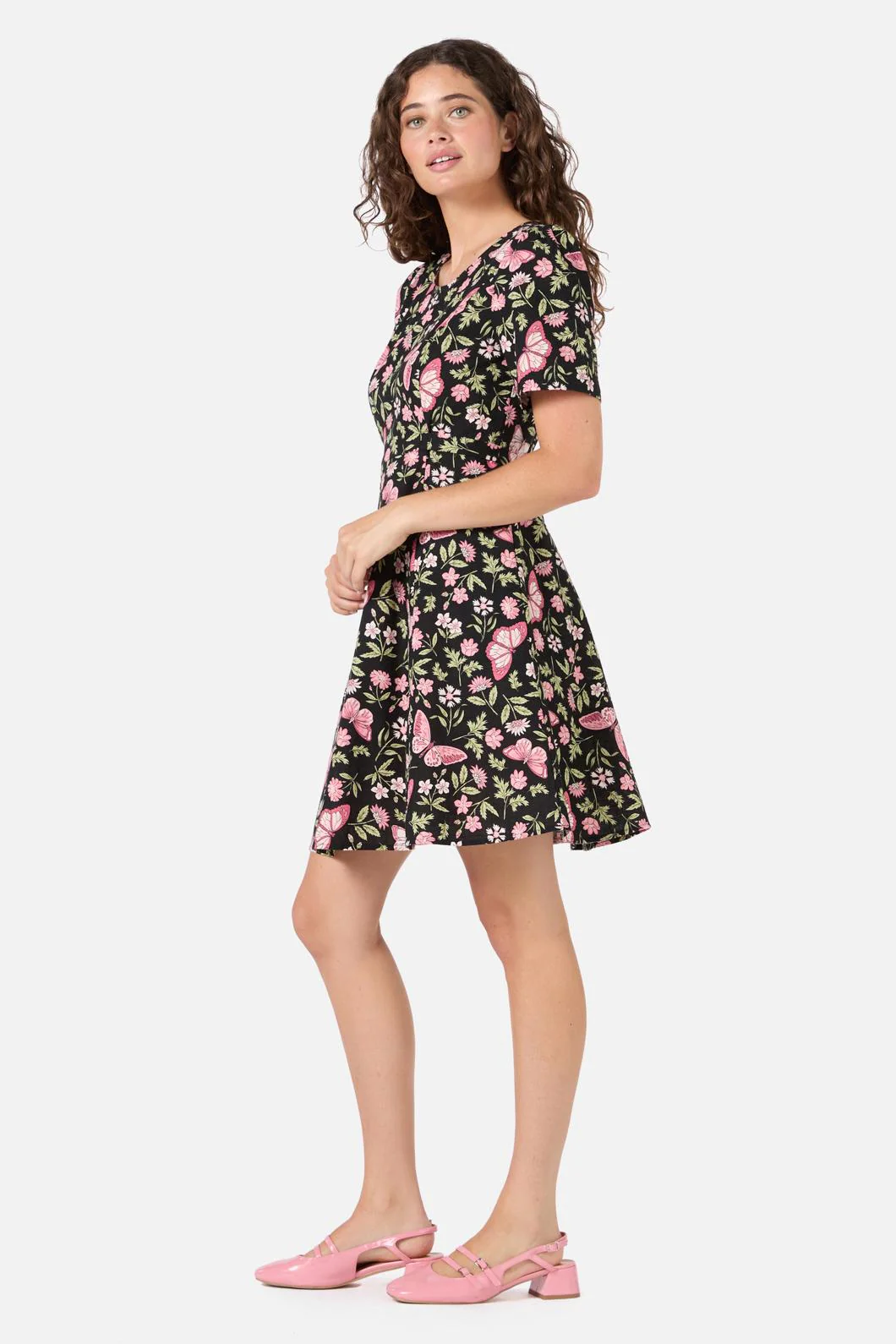 Yvette Butterfly Mini Dress - Image 5