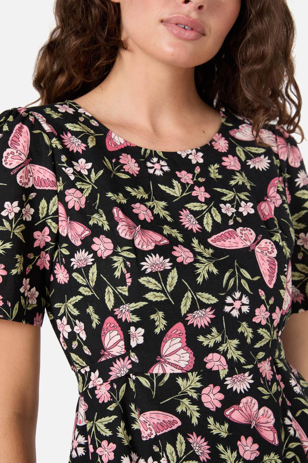Yvette Butterfly Mini Dress - Image 7