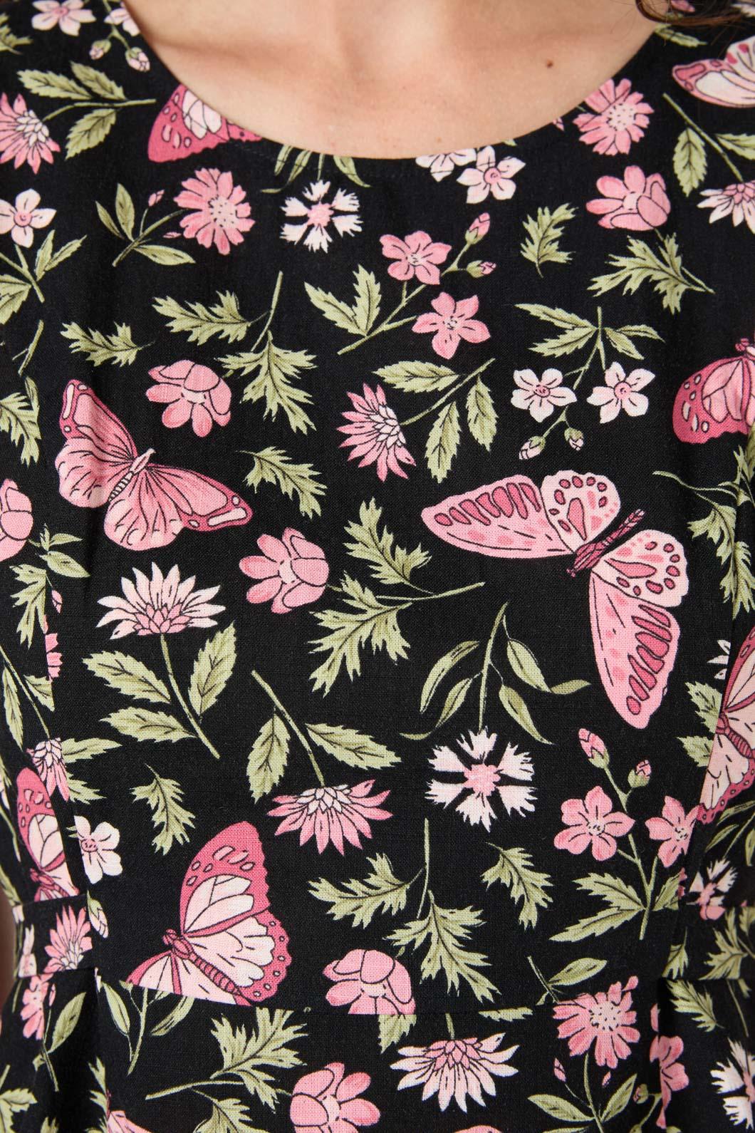 Yvette Butterfly Mini Dress - Image 8