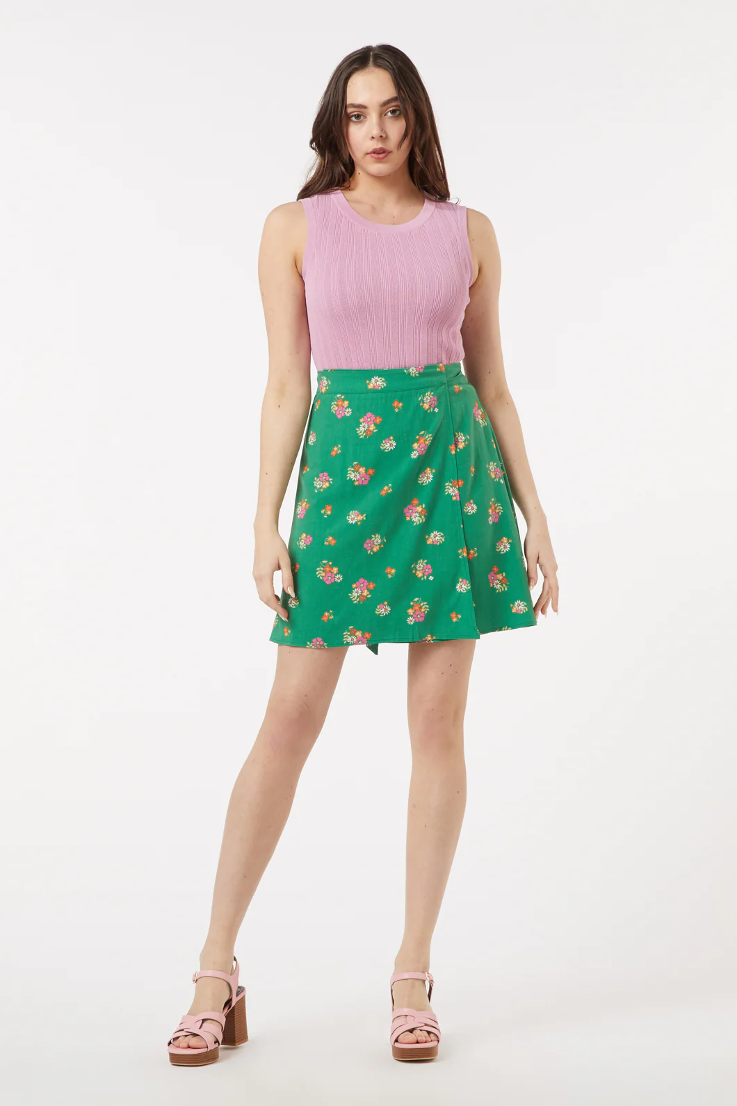 Ziva Floral Mini Skirt - Image 11